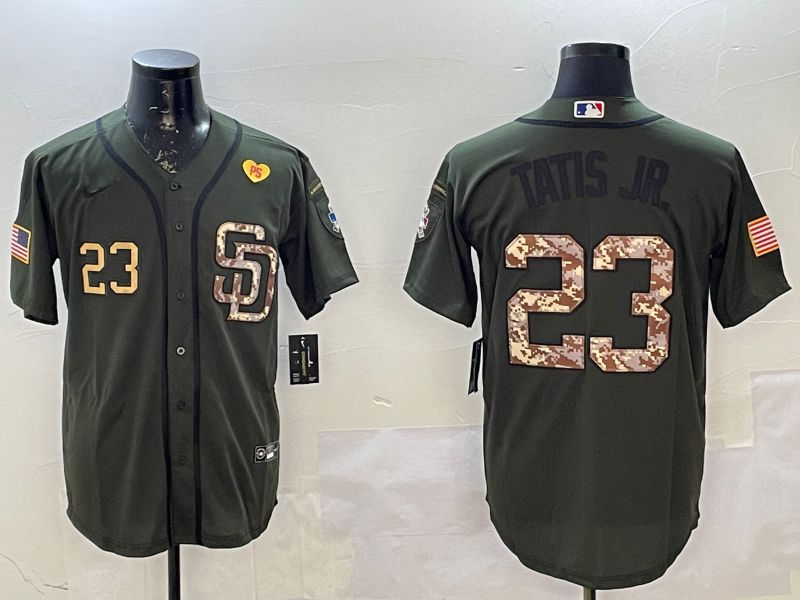 Men San Diego Padres 23 Tatis jr Green Game 2025 Nike MLB Jersey style 7